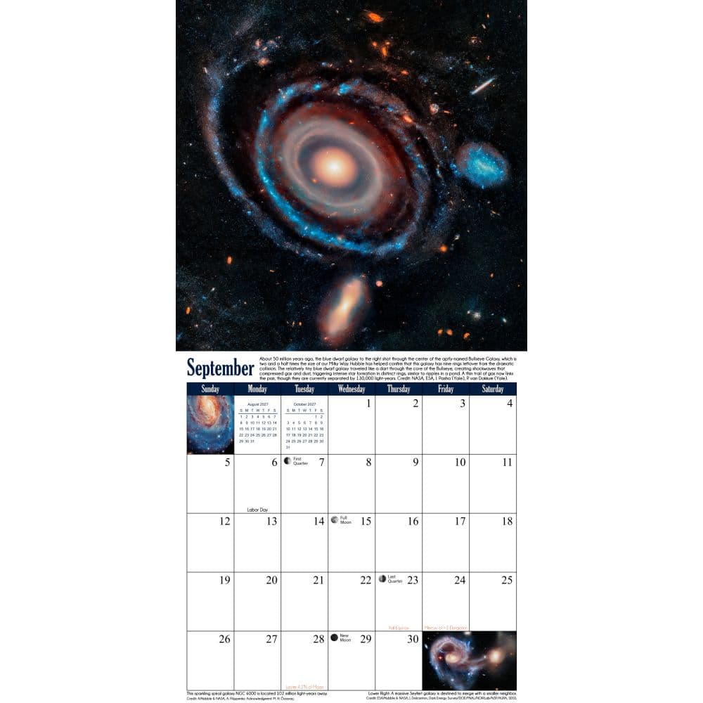 Universe Astronomy 2027 Wall Calendar Third Alternate Image