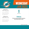 image NFL Miami Dolphins 2025 Desk Calendar Second Alternate Image width="1000" height="1000"