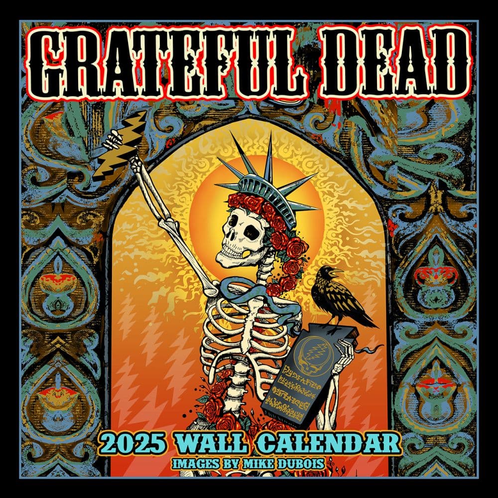Grateful Dead 2025 Wall Calendar - Calendars.com