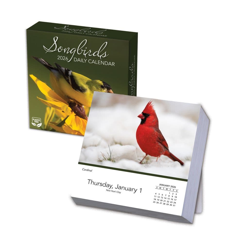 Songbirds 2026 Desk Calendar_Main Image