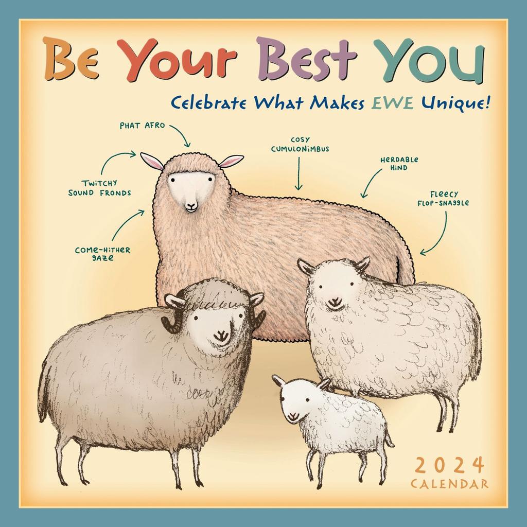 Be Your Best You 2024 Mini Wall Calendar Main Product Image width=&quot;1000&quot; height=&quot;1000&quot;
