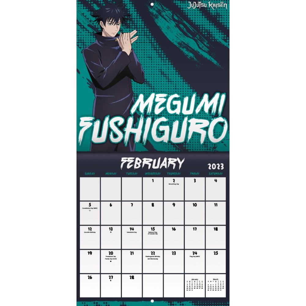 Jujutsu Kaisen - NEW 2023 Wall Calendar - Calendars.com