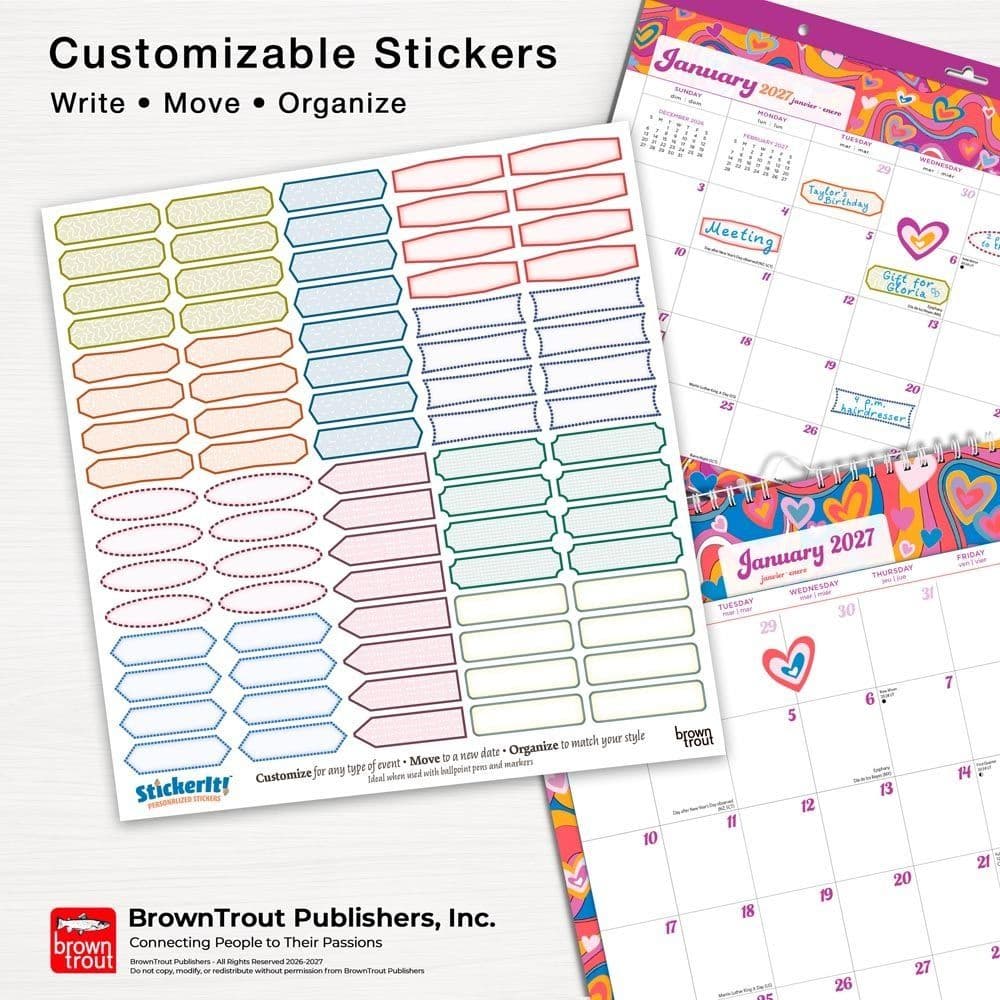 Turnowsky Nothing But Love 2027 Calendar Gift Collection Seventh Alternate Image