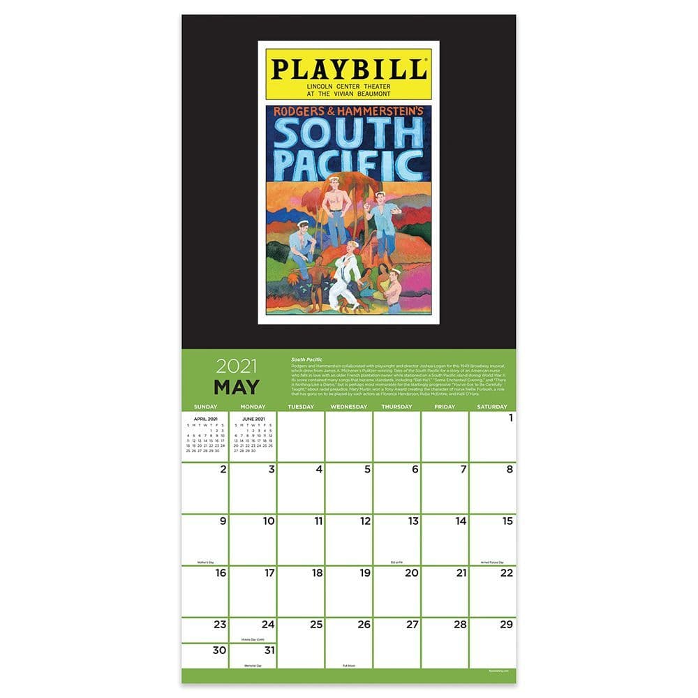 On Broadway Wall Calendar