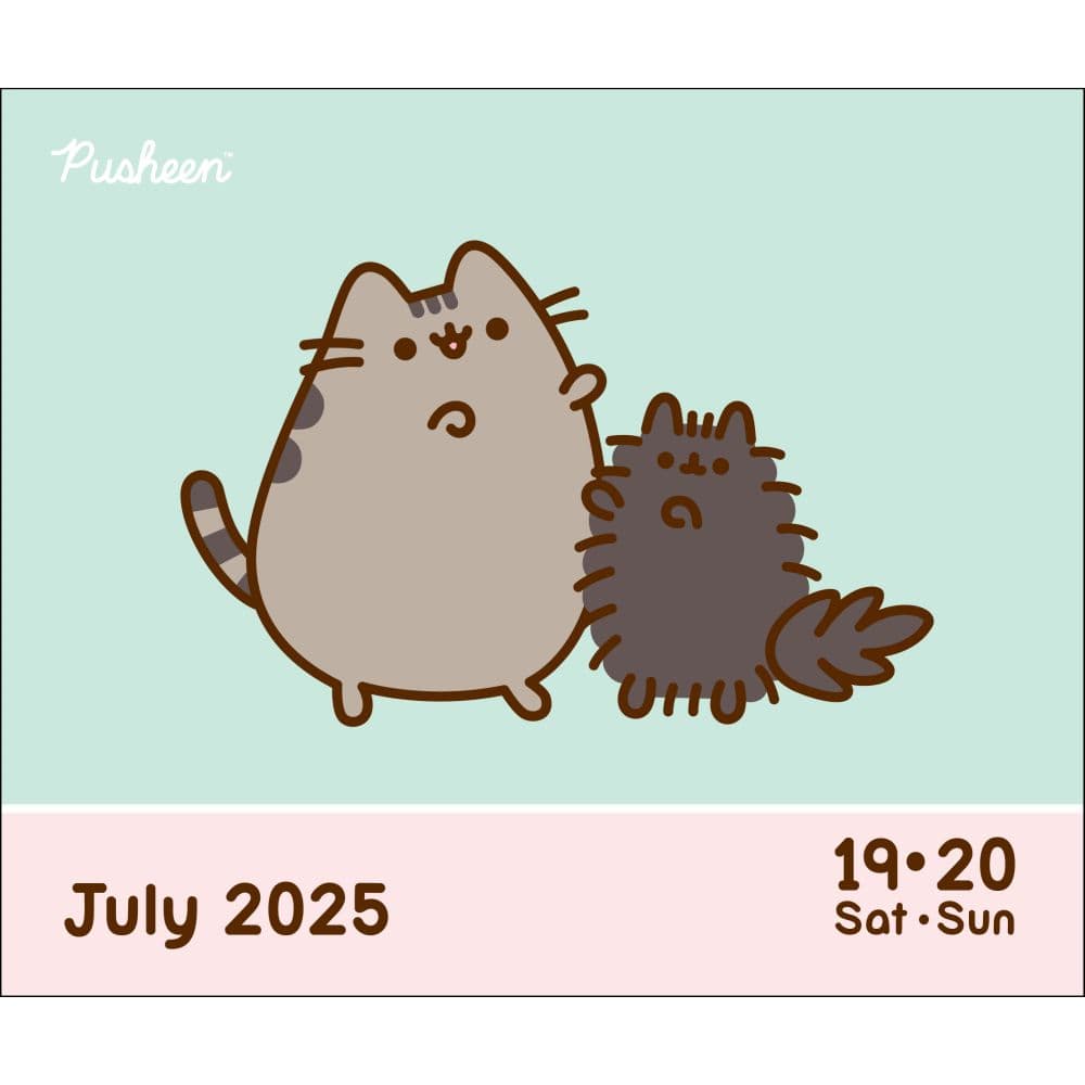 Pusheen 2025 Desk Calendar Second Alternate Image width=&quot;1000&quot; height=&quot;1000&quot;