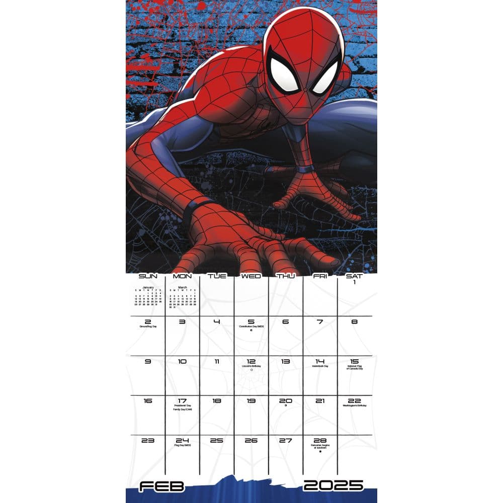 Spider-Man 2025 Wall Calendar Third Alternate Image width=&quot;1000&quot; height=&quot;1000&quot;