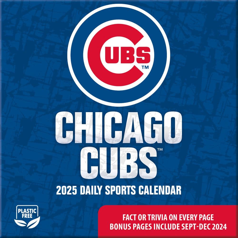 MLB Chicago Cubs 2025 Desk Calendar