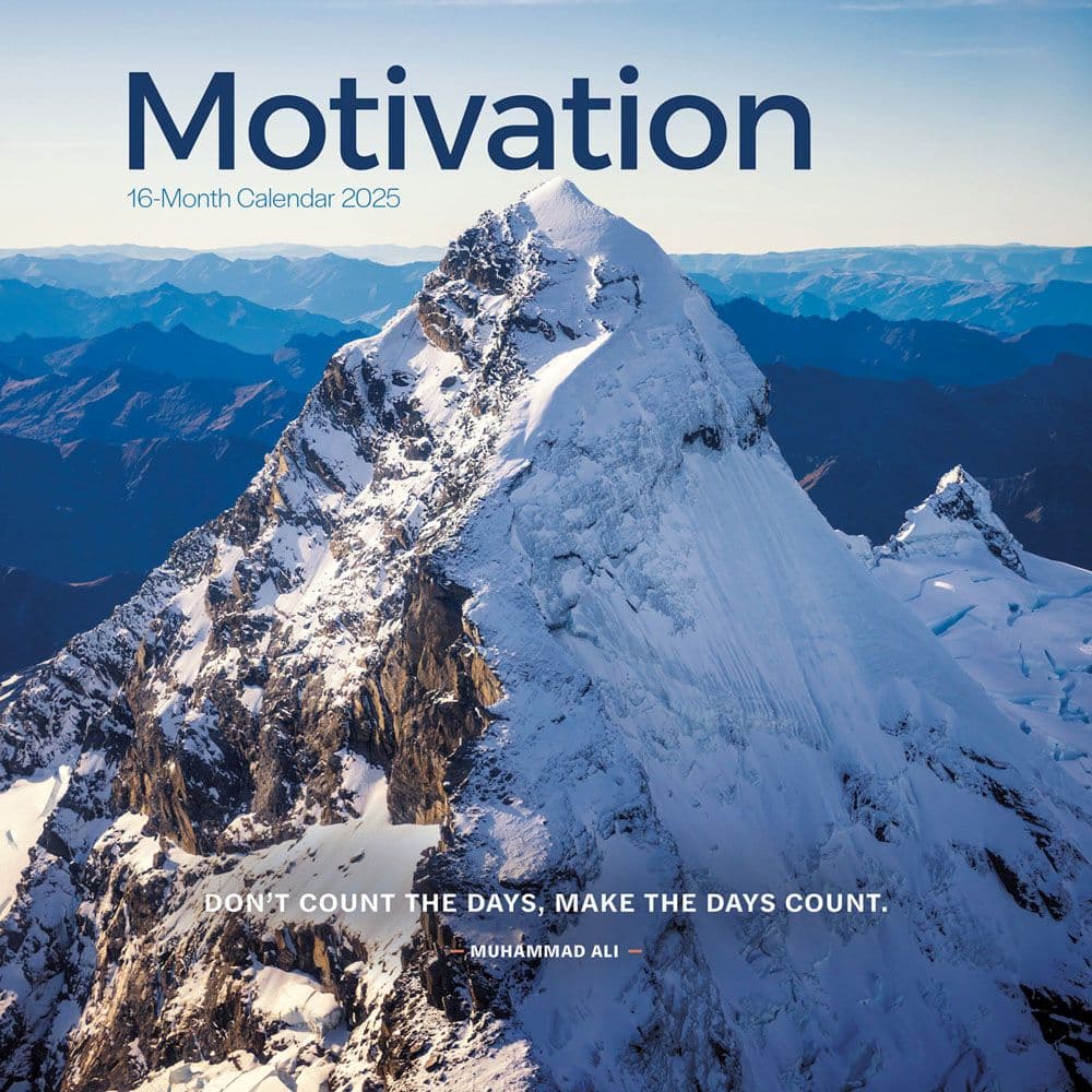 Motivation 2025 Wall Calendar  Main Image