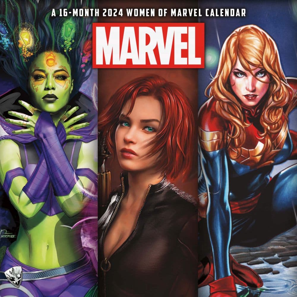 Marvel Women 2024 Wall Calendar Main Image