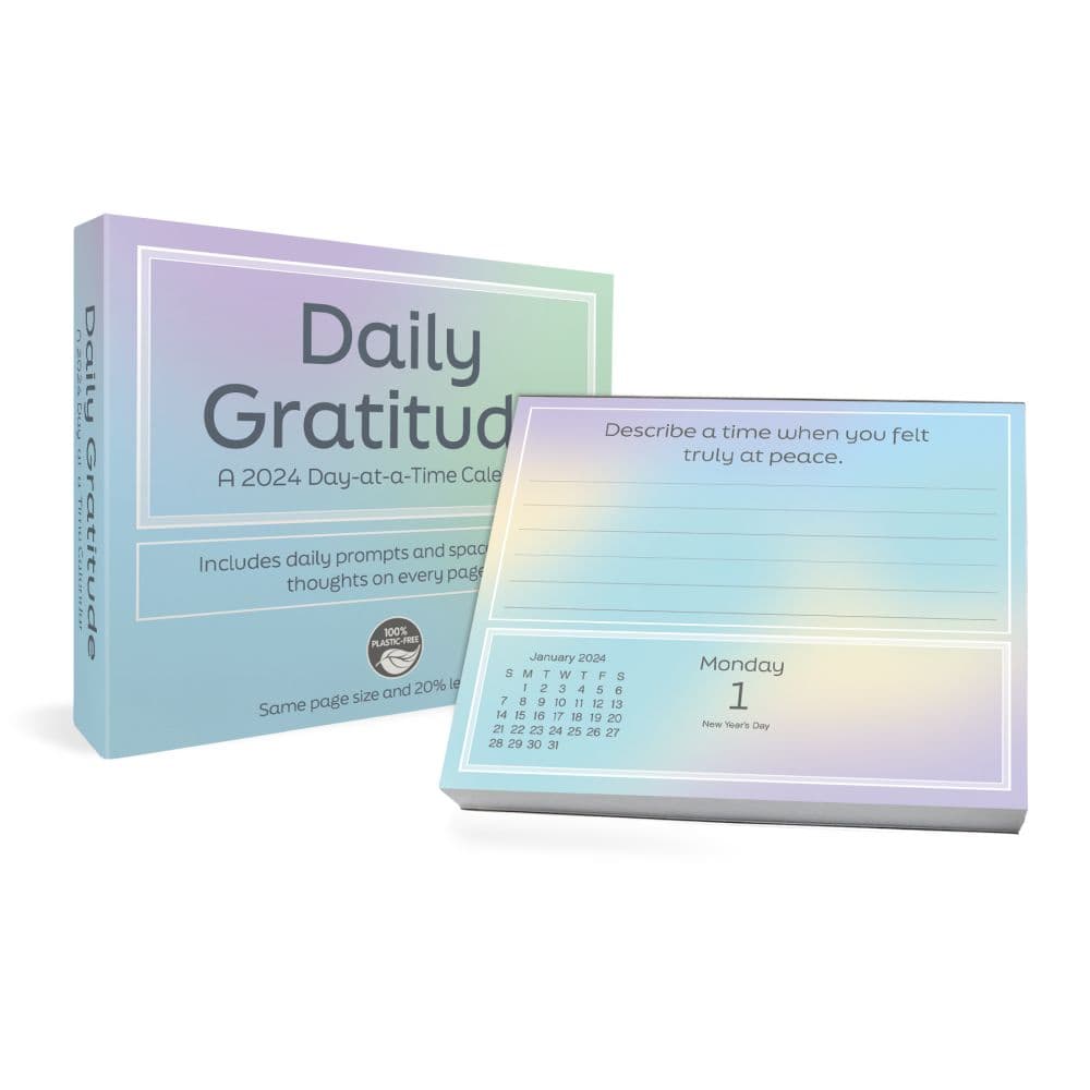 Daily Gratitude 2024 Desk Calendar