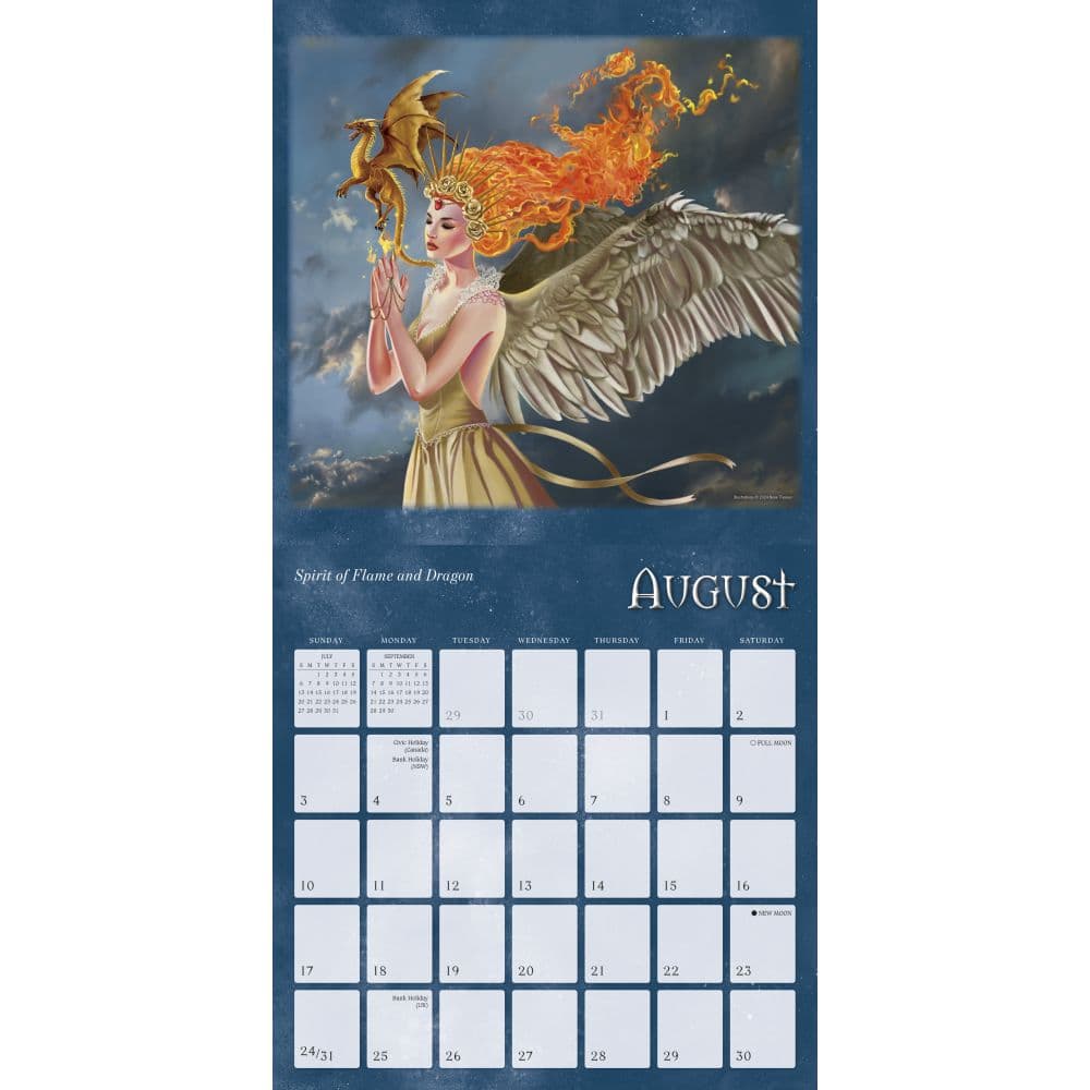 Dragon Witches 2025 Wall Calendar by Nene Thomas