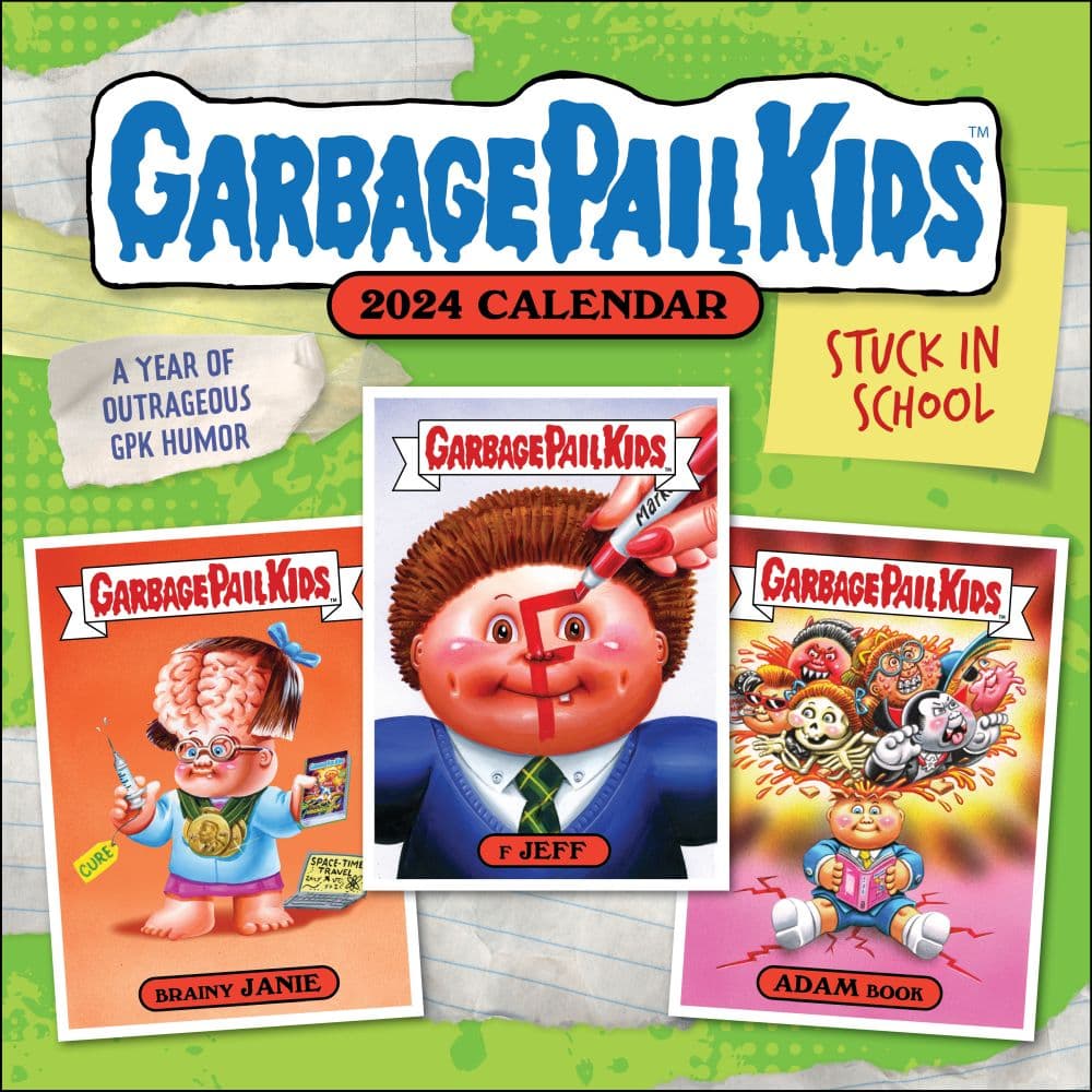 Garbage Pail Kids 2024 Wall Calendar