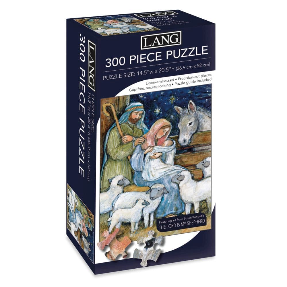 Sheep Nativity 300 Piece Puzzle by Susan Winget Main Image