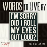 image Words to Live By 2026 Mini Wall Calendar_Main Image