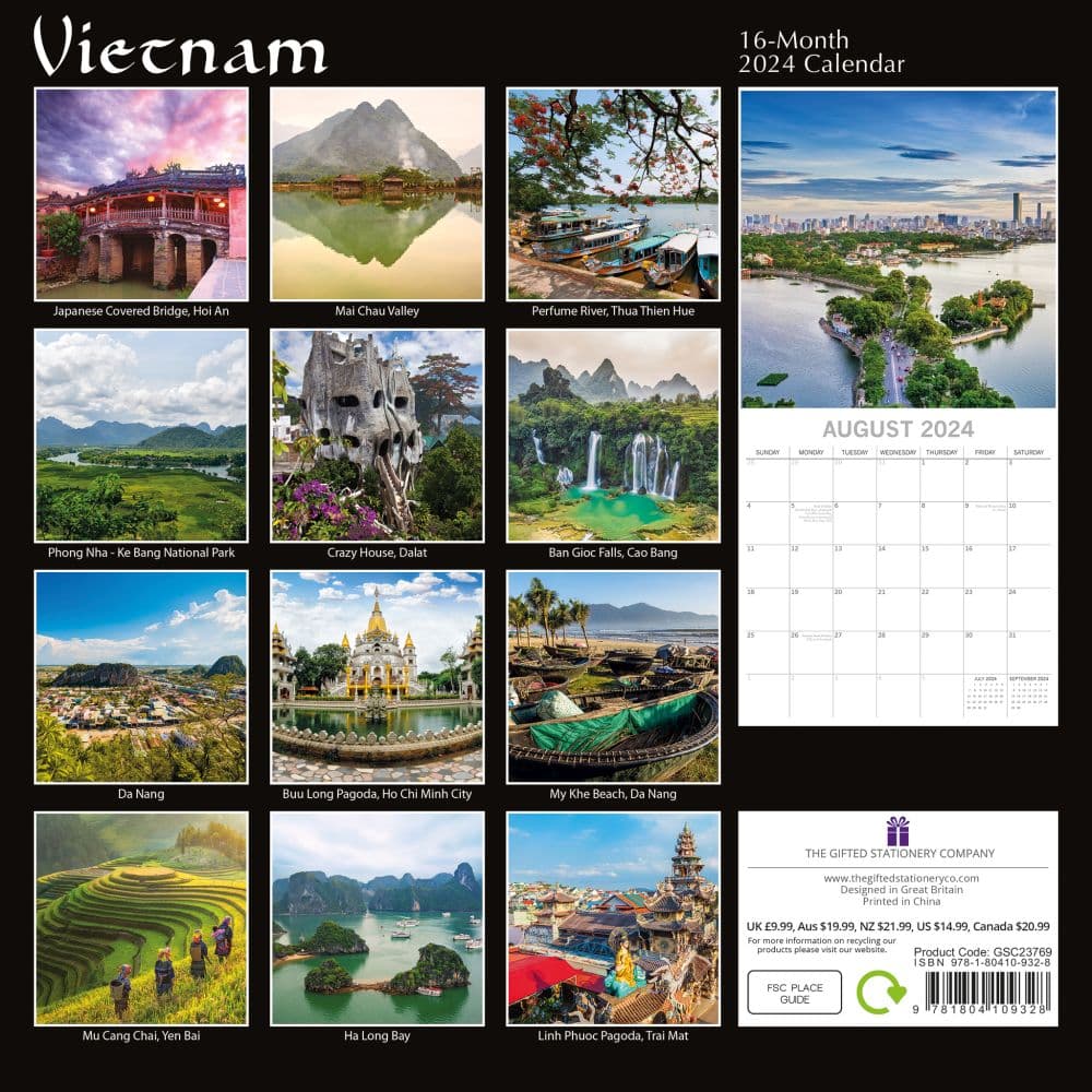 Vietnam 2024 Wall Calendar First Alternate Image width=&quot;1000&quot; height=&quot;1000&quot;
