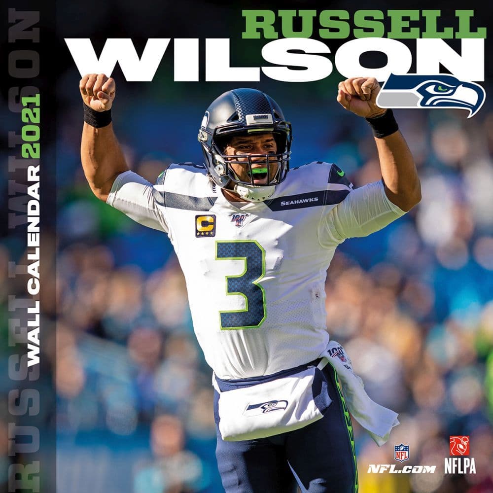 Seattle Seahawks Russell Wilson Player Wall Calendar