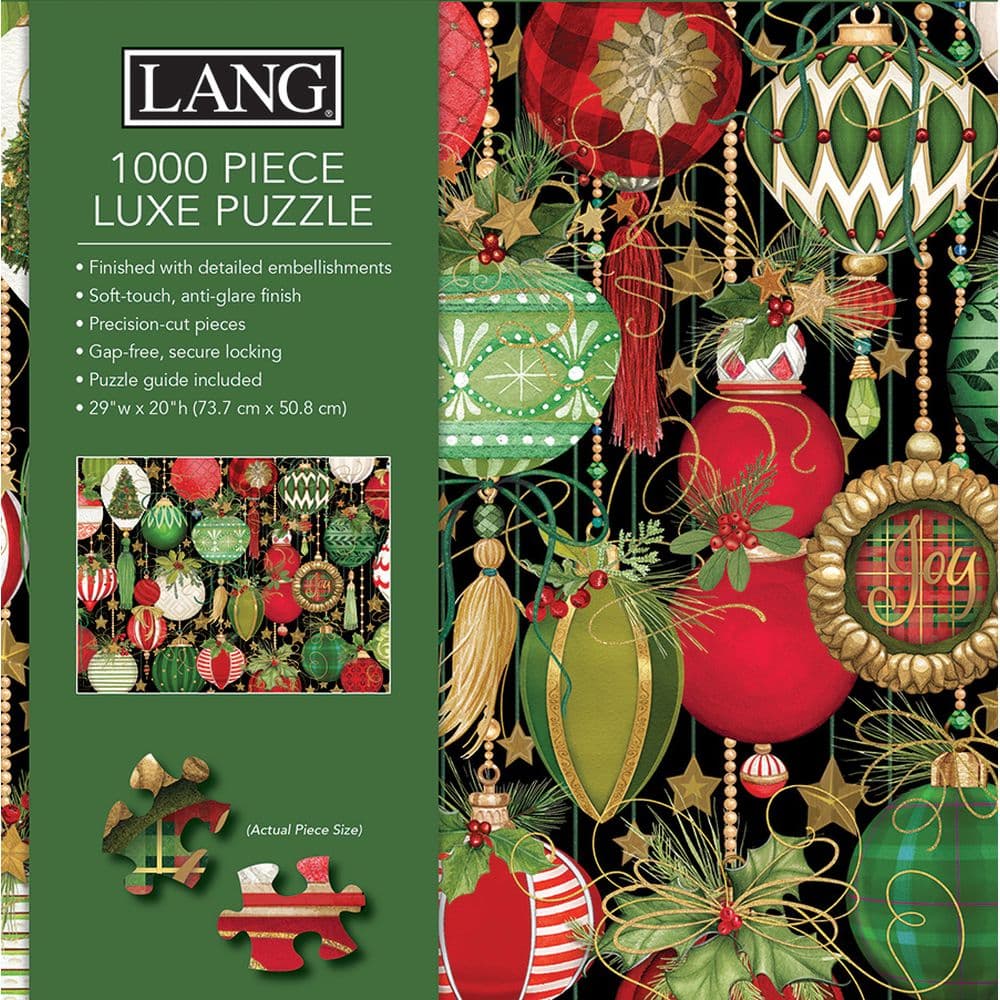Trim the Tree 1000 Piece Luxe Puzzle Fourth Alternate Image