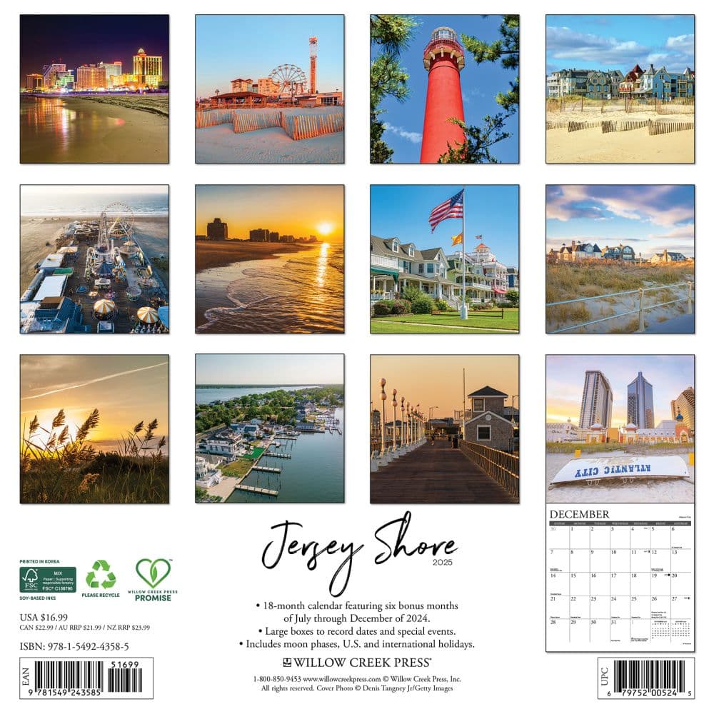 Jersey Shore 2025 Wall Calendar First Alternate Image width=&quot;1000&quot; height=&quot;1000&quot;