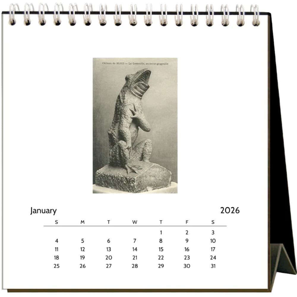 Frogs 2026 Easel Desk Calendar Second Alternate Image