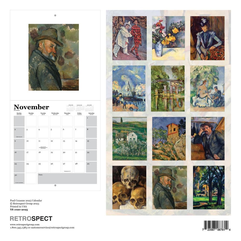 Cezanne Square 2025 Wall Calendar First Alternate Image width="1000" height="1000"