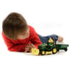 image John Deere Lawn Tractor with Trailer and Figure