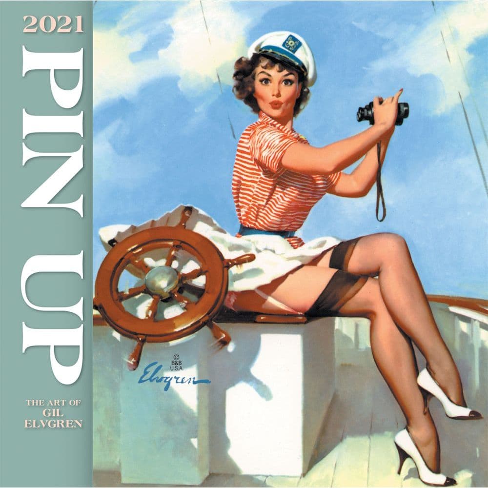 Pin Up Mini Wall Calendar By Brown Bigelow Calendars Com