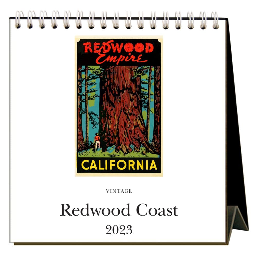Found Image Press Redwood Coast 2023 Desk Calendar