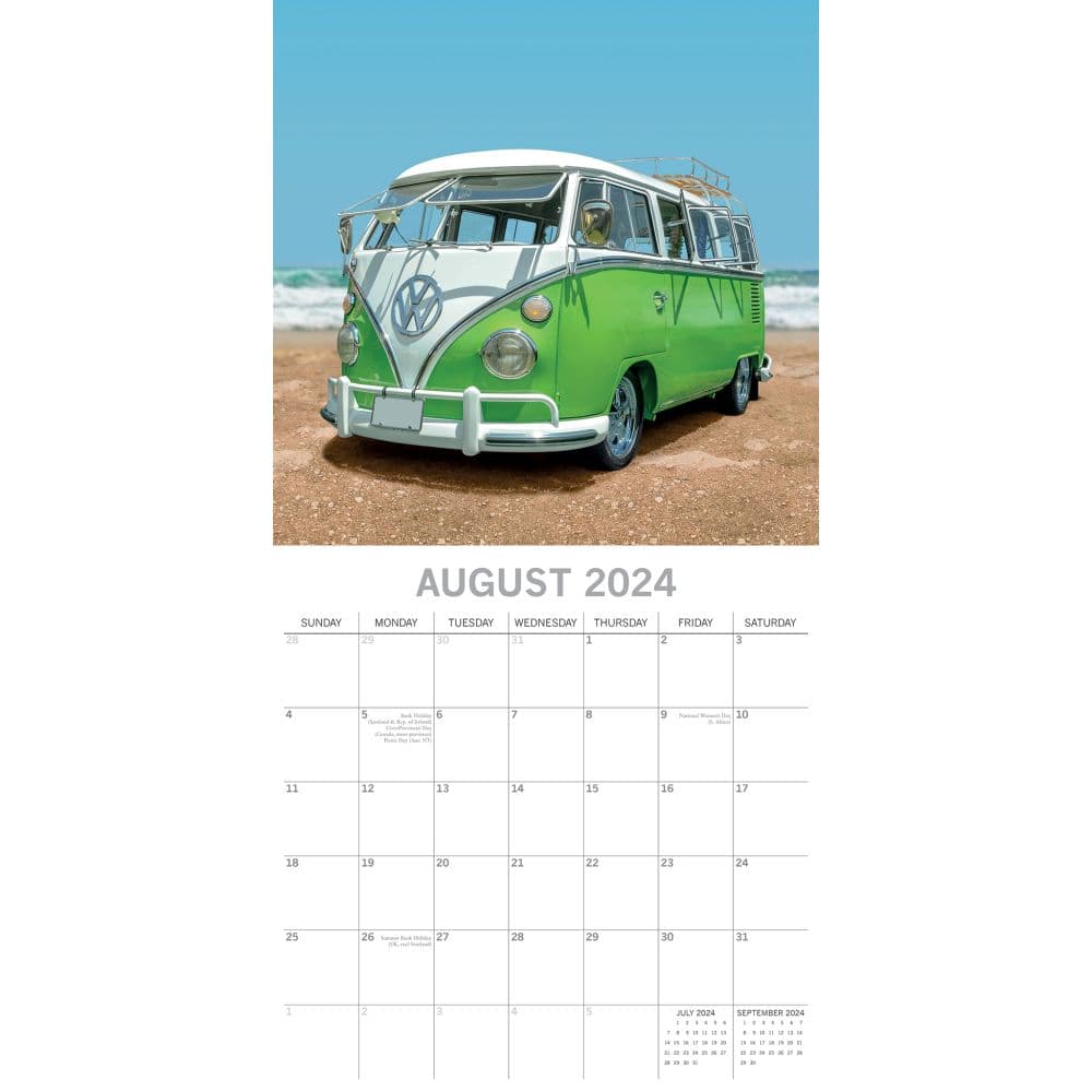 Camper Vans 2024 Wall Calendar