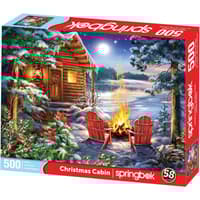 image Christmas Cabin 500 Piece Puzzle Main Product Image