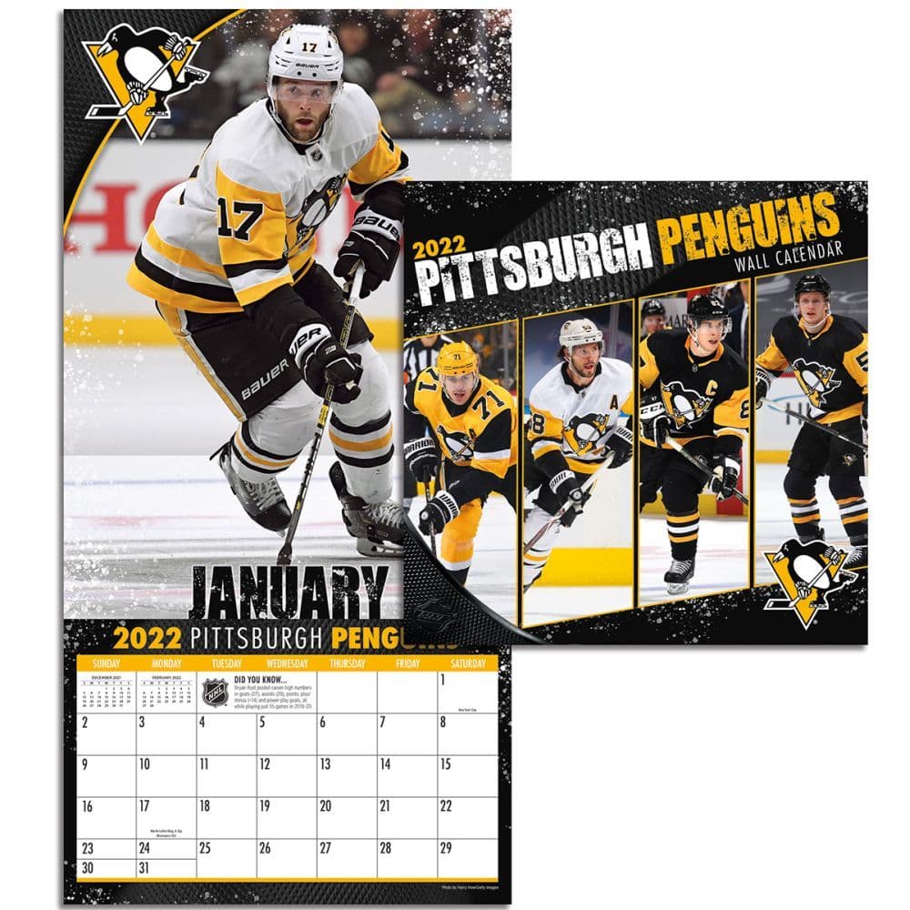 Pittsburgh Penguins Schedule 2022 Nhl Pittsburgh Penguins 2022 Mini Wall Calendar - Calendars.com