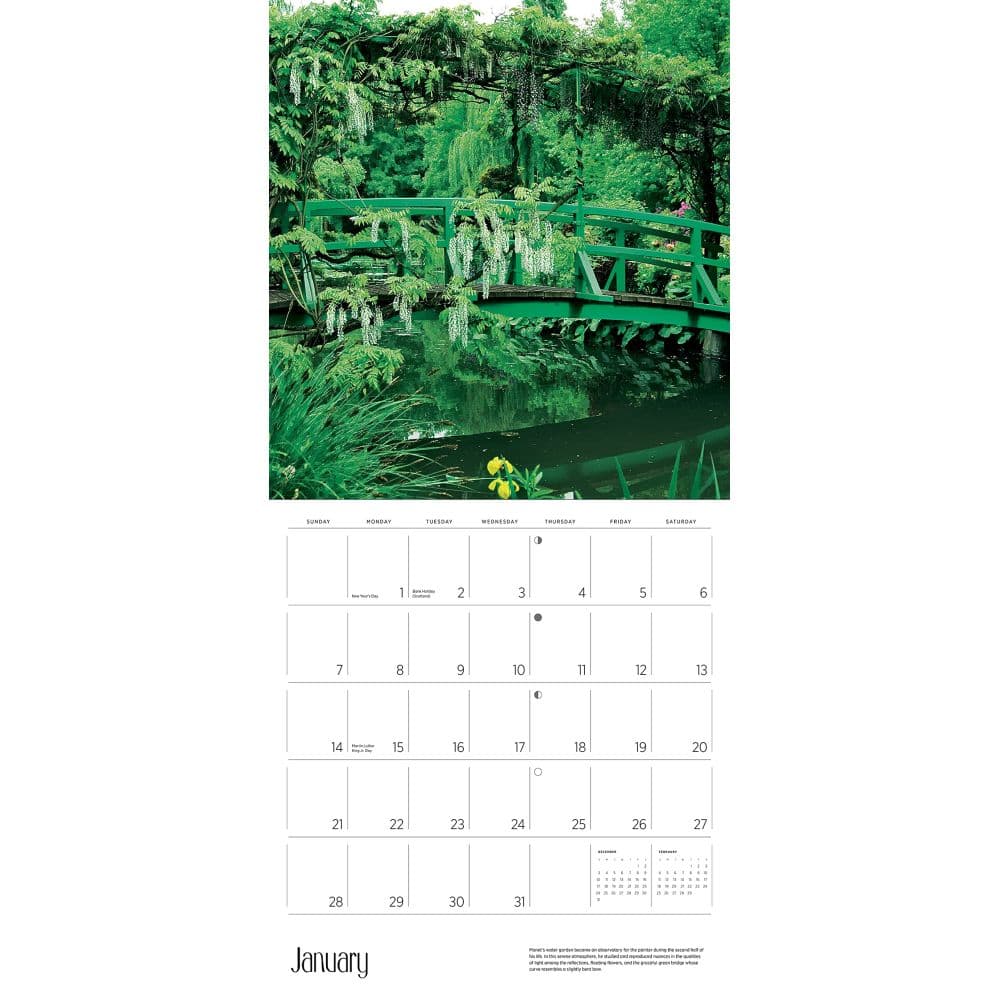 Monets Passion 2024 Wall Calendar_ALT2