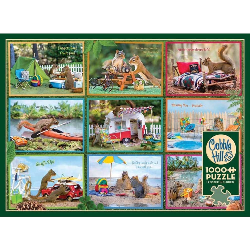 Squirrels on Vacation 1000pc Puzzle Main Product Image