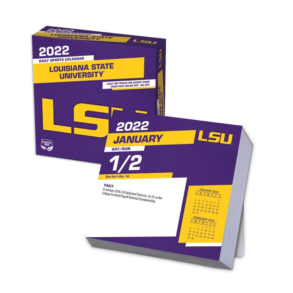 Col Lsu Tigers 2022 Desk Calendar - Calendars.com