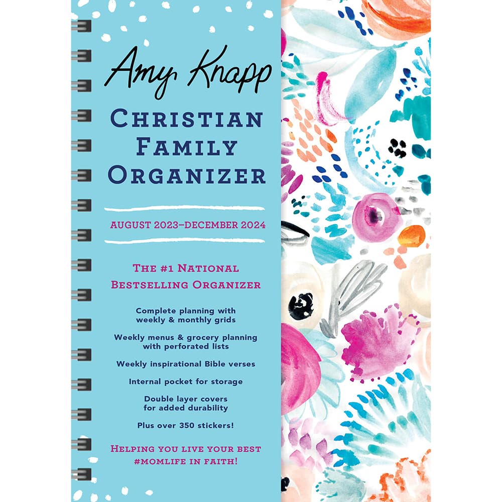 Amy Knapps Christian 2024 Family Organizer Main Product Image width=&quot;1000&quot; height=&quot;1000&quot;