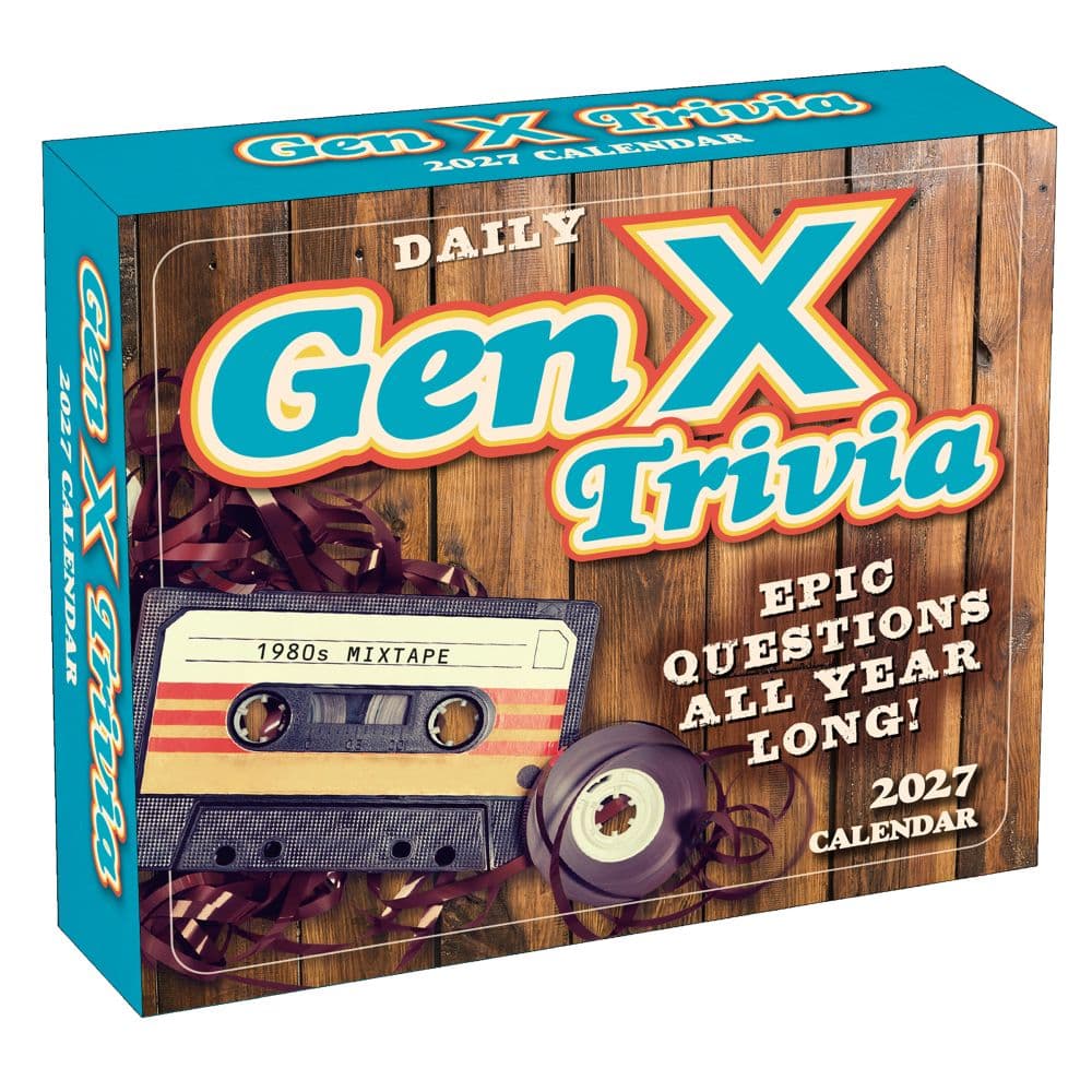 Daily Gen X Trivia 2027 Desk Calendar Main Product Image