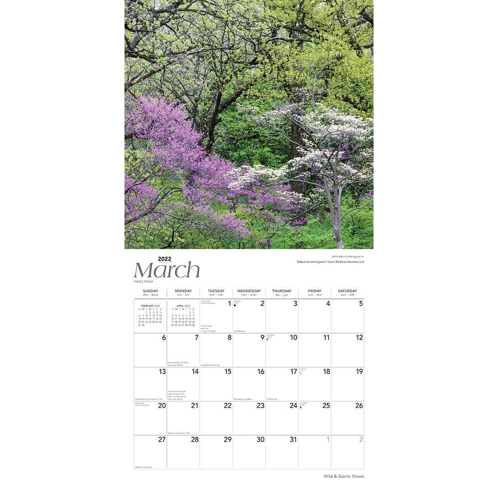 Illinois Wild And Scenic 2022 Wall Calendar - Calendars.com