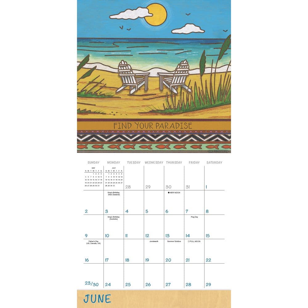 Happy Camper 2024 Wall Calendar