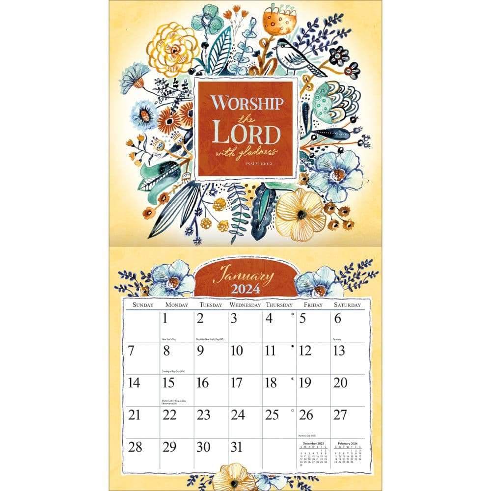 Forever Faithful 2024 Wall Calendar Second Alternate Image width=&quot;1000&quot; height=&quot;1000&quot;