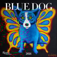 image Blue Dog by George Rodrigue 2026 Wall Calendar Main Image
