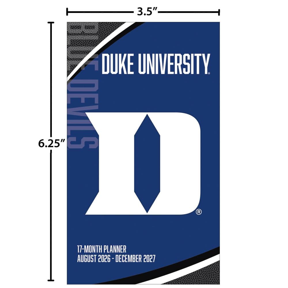 Duke Blue Devils 2027 17 Month Pocket Planner Sixth  Alternate Image