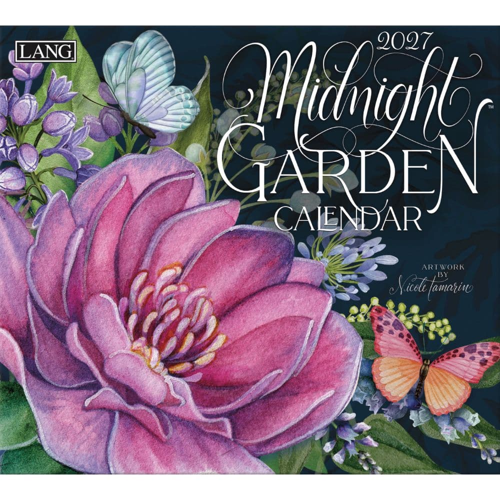 Midnight Garden 2027 Wall Calendar by Nicole Tamarin - Calendars.com