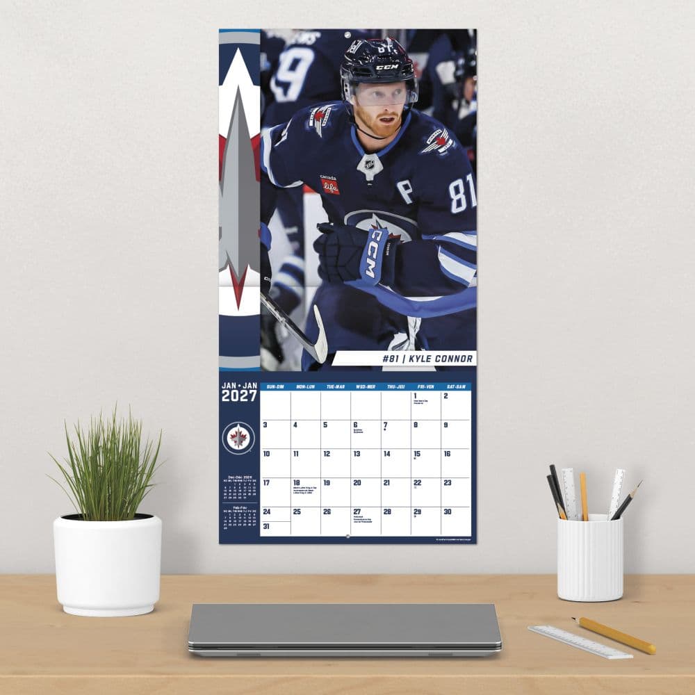 Winnipeg Jets Bilingual French 2027 Wall Calendar Fourth Alternate Image