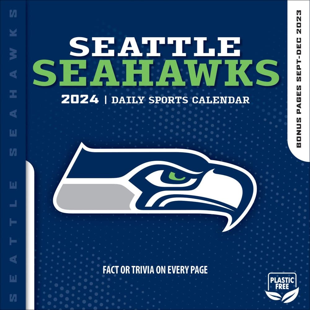 Seattle Seahawks 2024 12x12 Team Wall Calendar