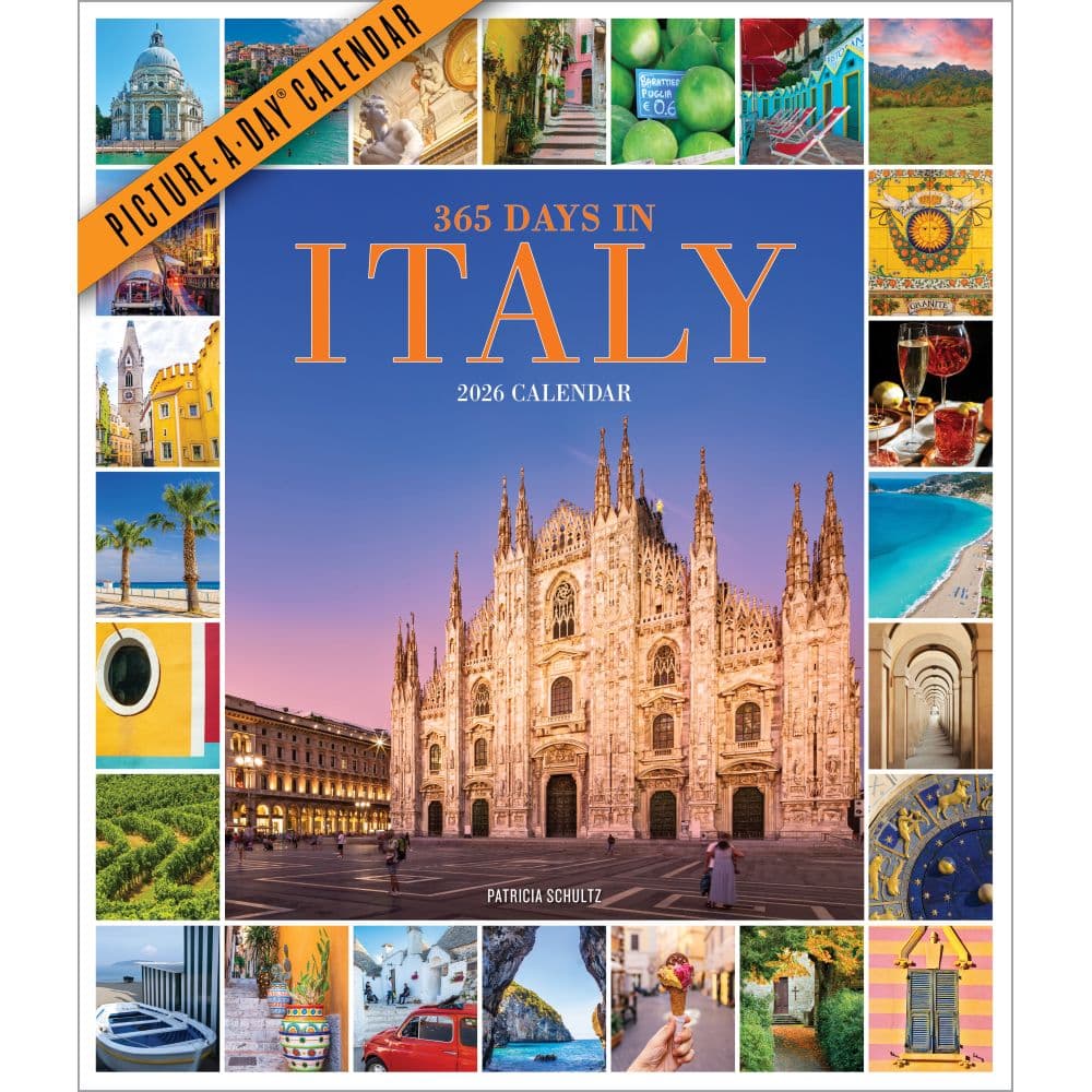 Italy 365 Days 2026 Wall Calendar Main Image