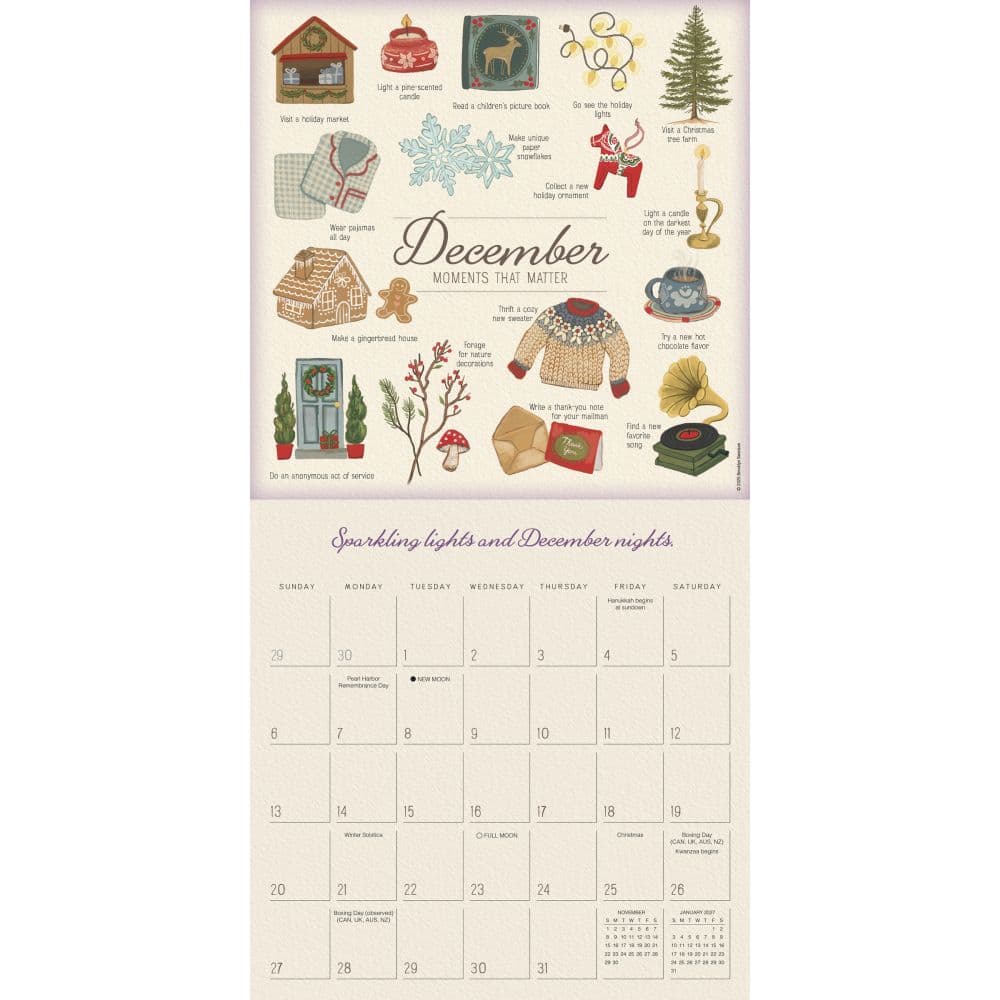 Moments that Matter 2026 Wall Calendar Fourth Alternate Image