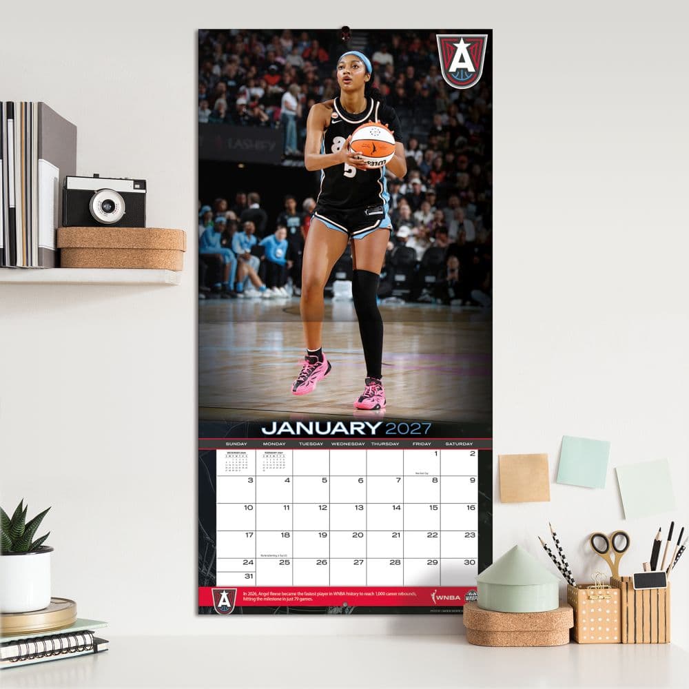 WNBA Chicago Angel Reese 2027 Wall Calendar Fifth Alternate Image