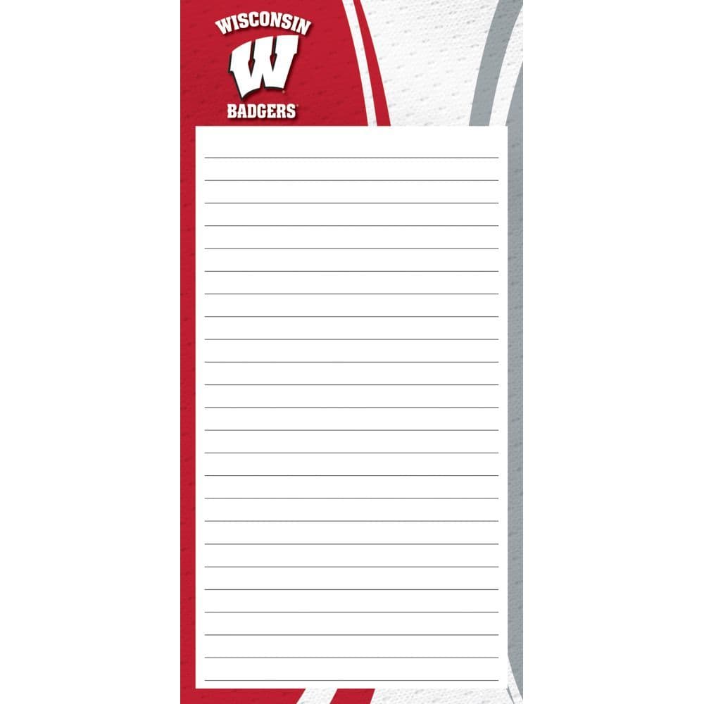 Col Wisconsin Badgers 2pack List Pad Main Image