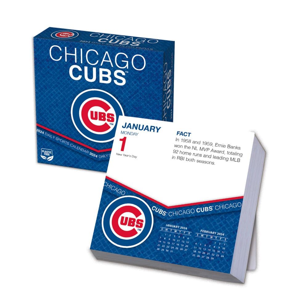 MLB Chicago Cubs 2025 Desk Calendar