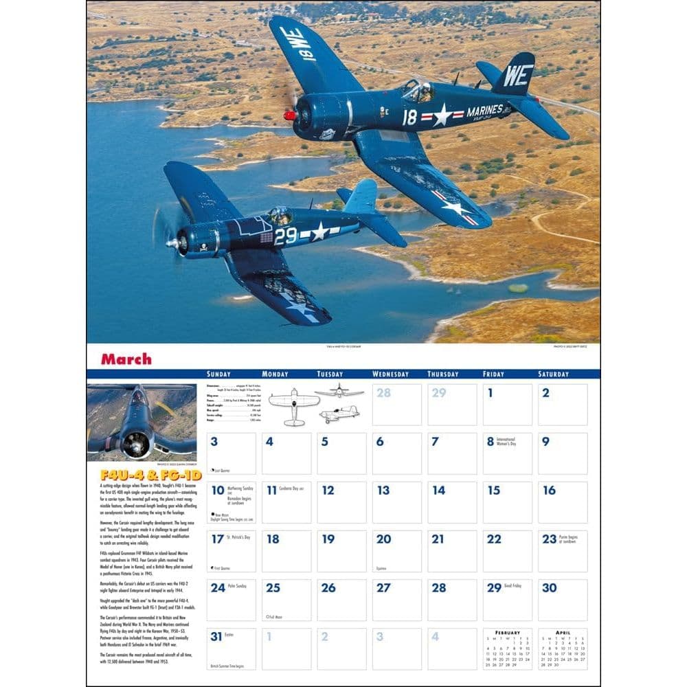 Golden Age of Flight 2024 Deluxe Wall Calendar