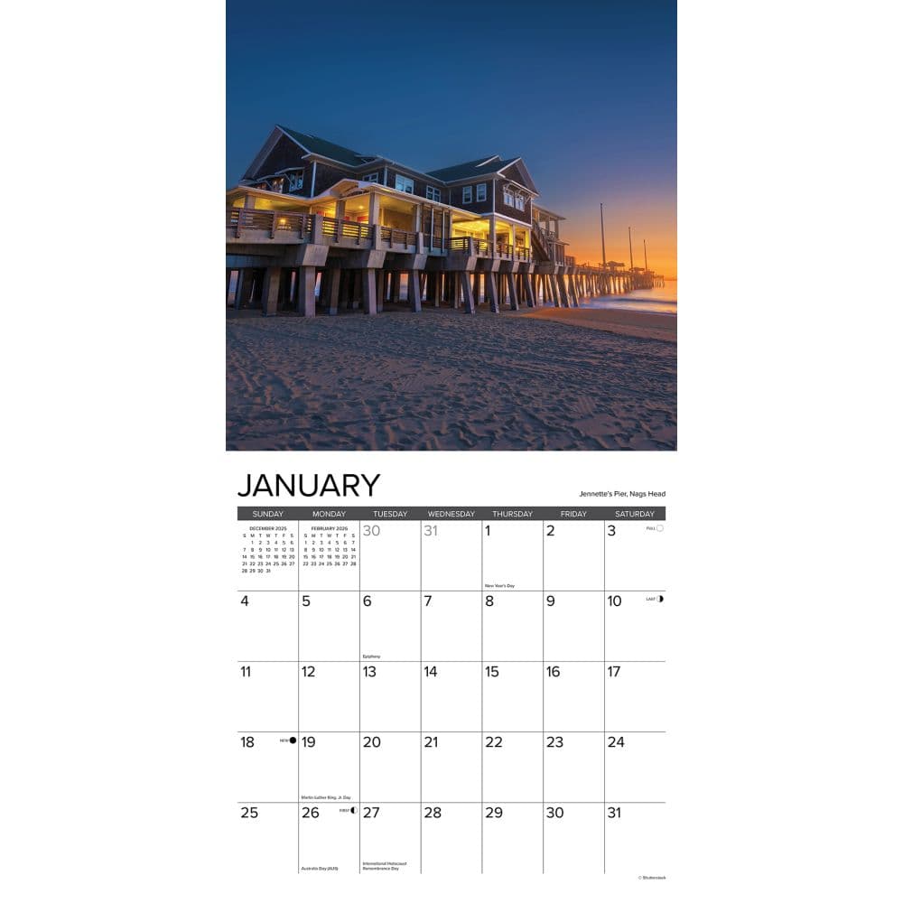 Outer Banks 2026 Wall Calendar Second Alternate Image